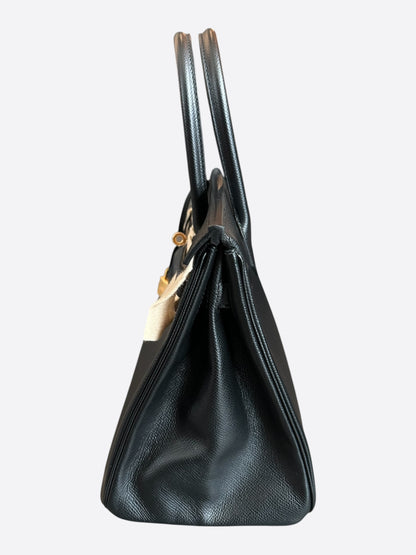 Hermes Black Epsom & Gold Hardware Birkin 30