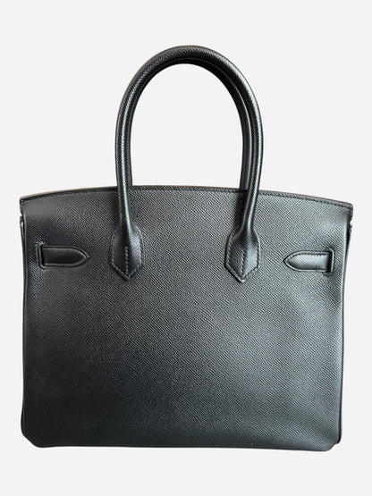 Hermes Black Epsom & Gold Hardware Birkin 30