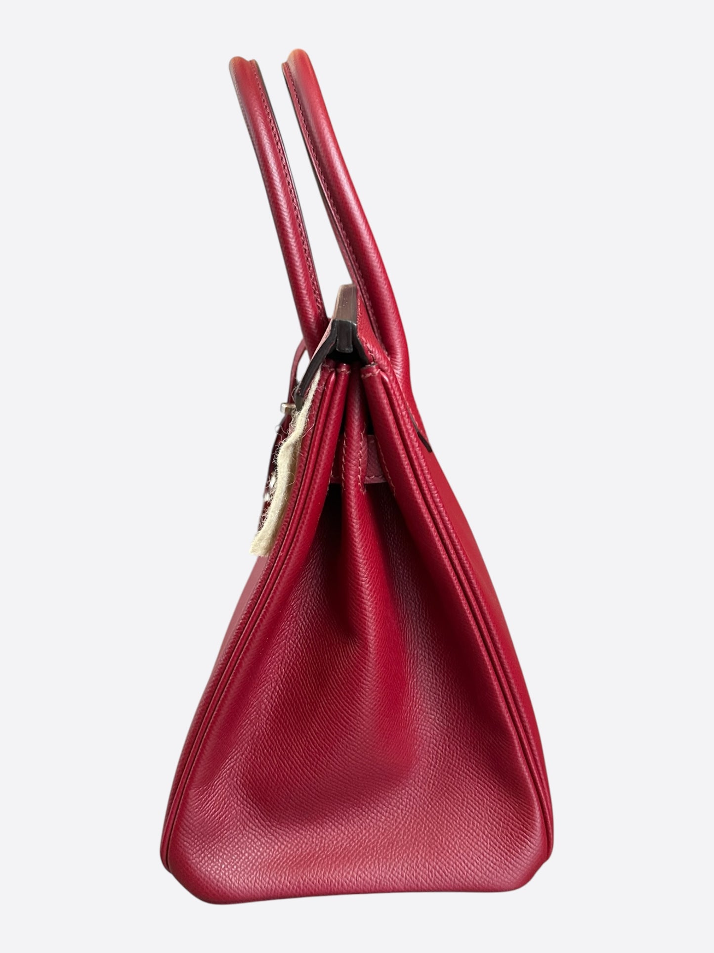 Hermes Red Epsom & Palladium Hardware Birkin 30