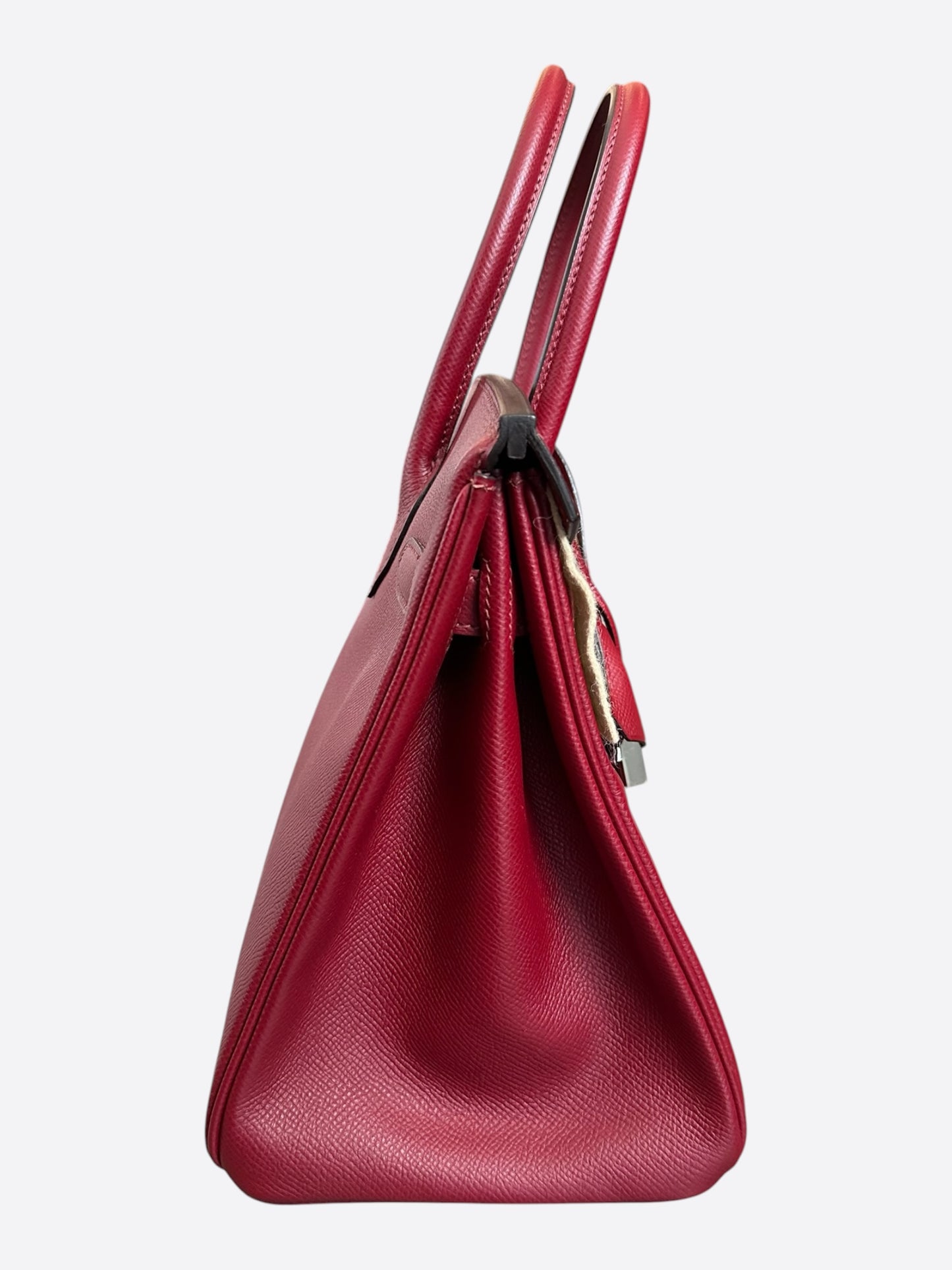 Hermes Red Epsom & Palladium Hardware Birkin 30