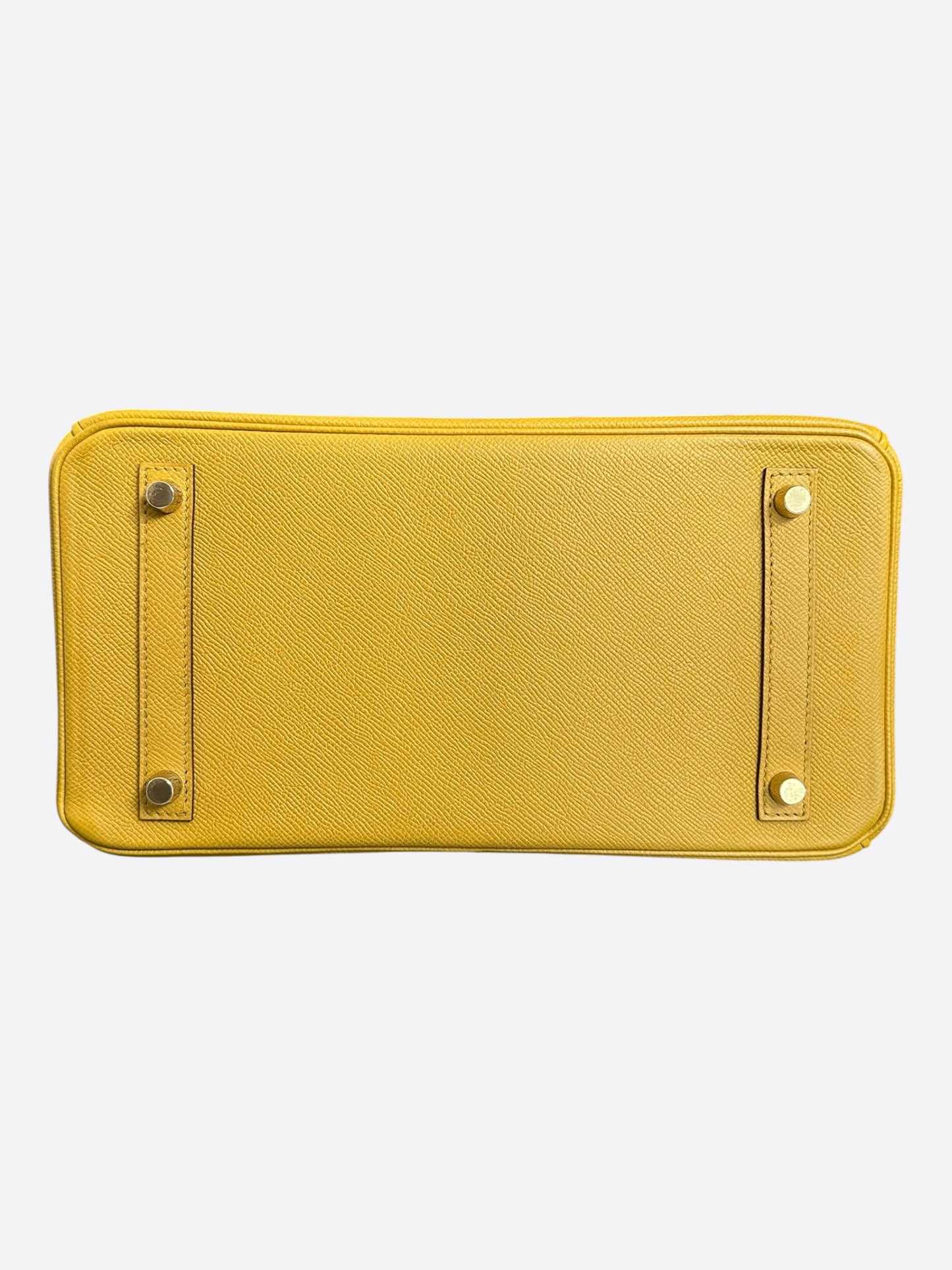 Hermes Yellow Epsom & Palladium Hardware Birkin 30