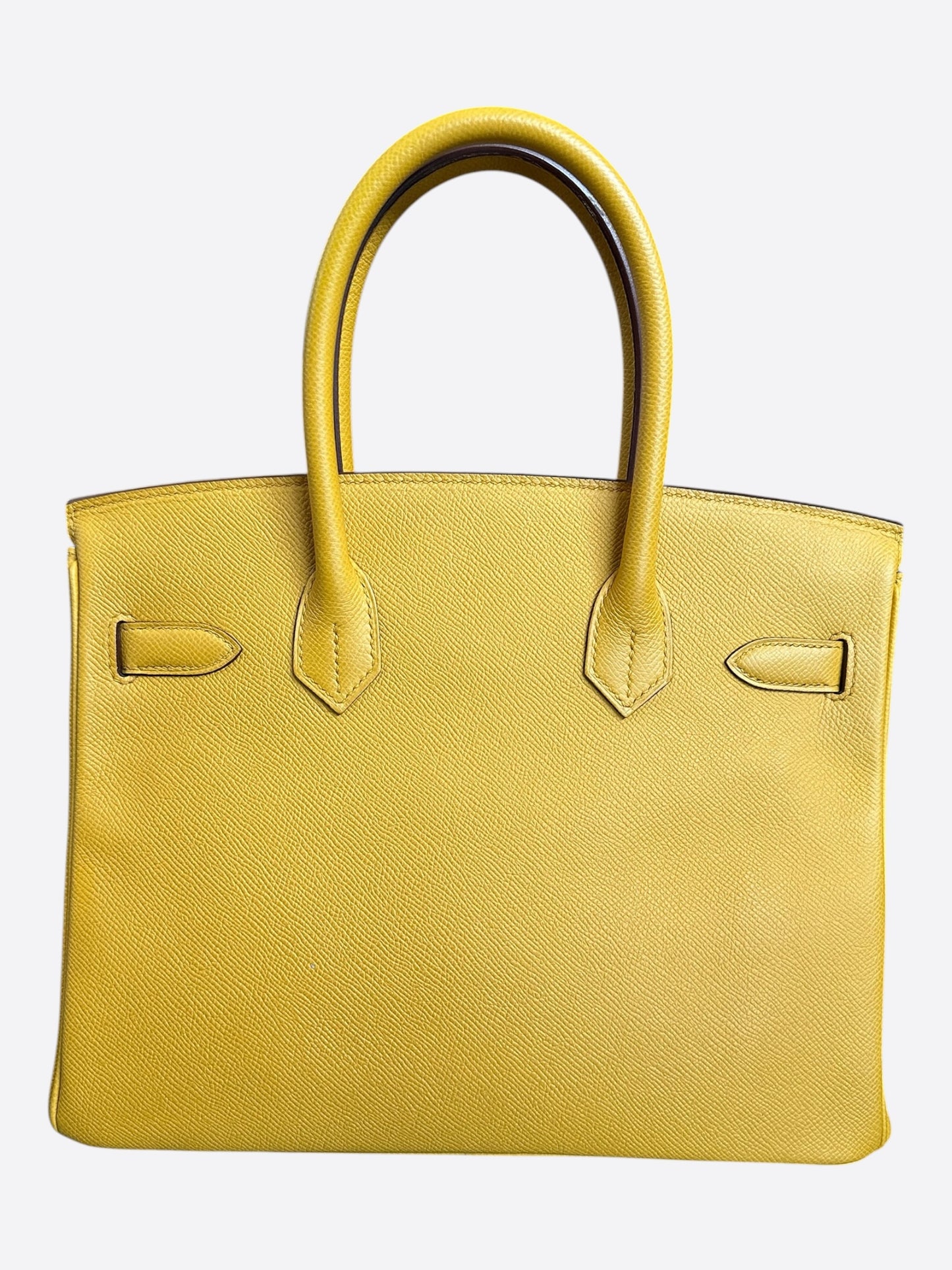 Hermes Yellow Epsom & Palladium Hardware Birkin 30