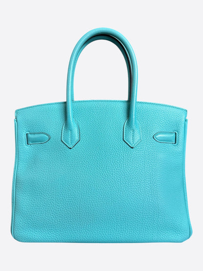 Hermes Tiffany Blue Togo & Gold Hardware Birkin 30