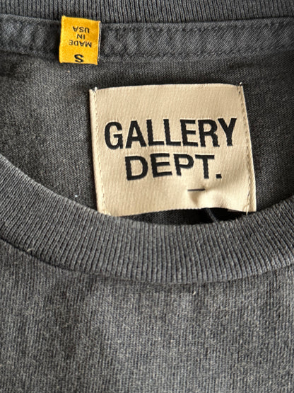 Gallery Dept Faded Black & Red Art That Kills Glitter Logo Reversible T-Shirt