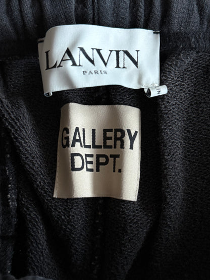 Gallery Dept Lanvin Black Paint Splatter Sweatpants