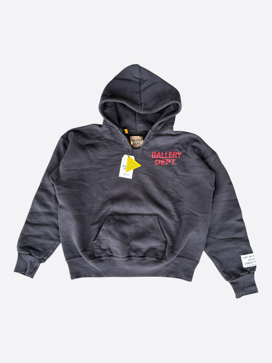 Gallery Dept Black & Red Logo Kid's Hoodie