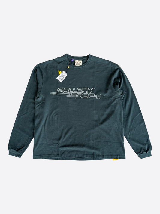 Gallery Dept Black & White Skate Logo Longsleeve T-Shirt
