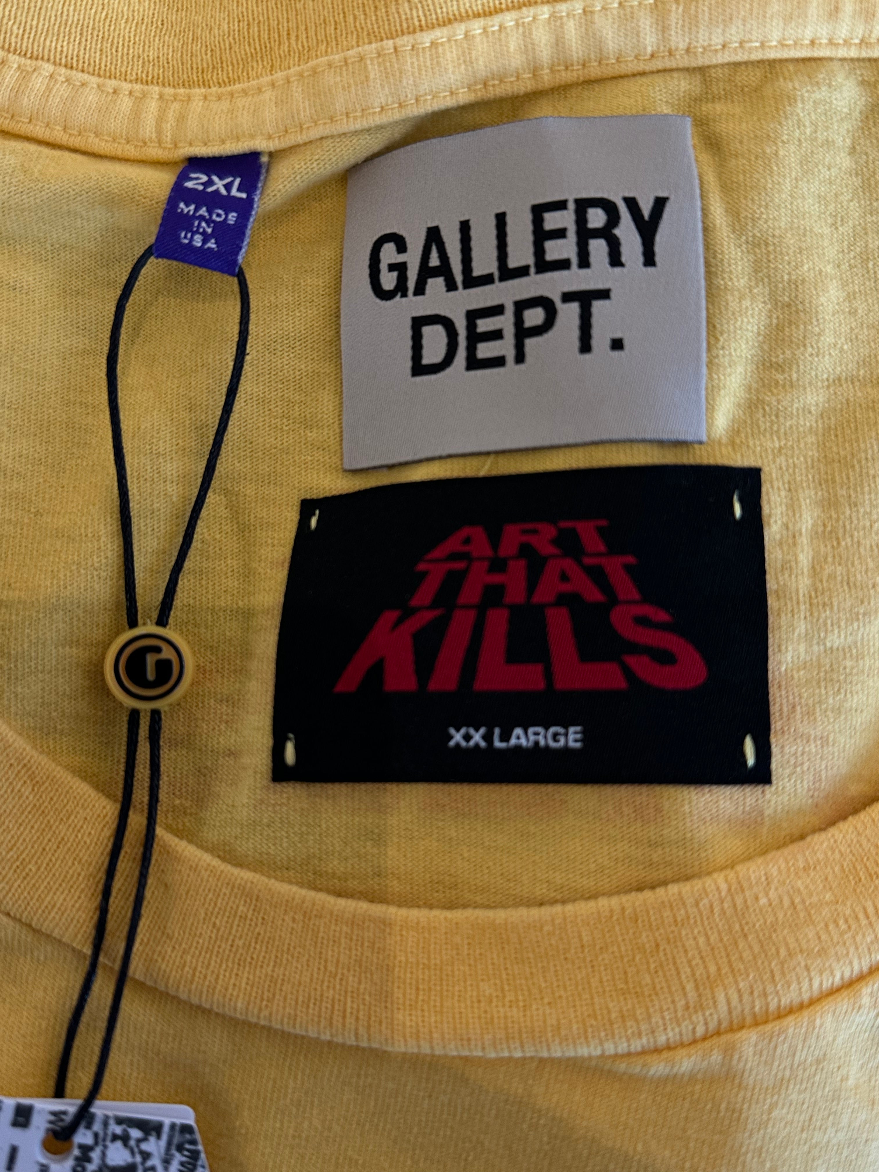 Gallery Dept Yellow ATK Jazz Dept Logo T-Shirt – Savonches