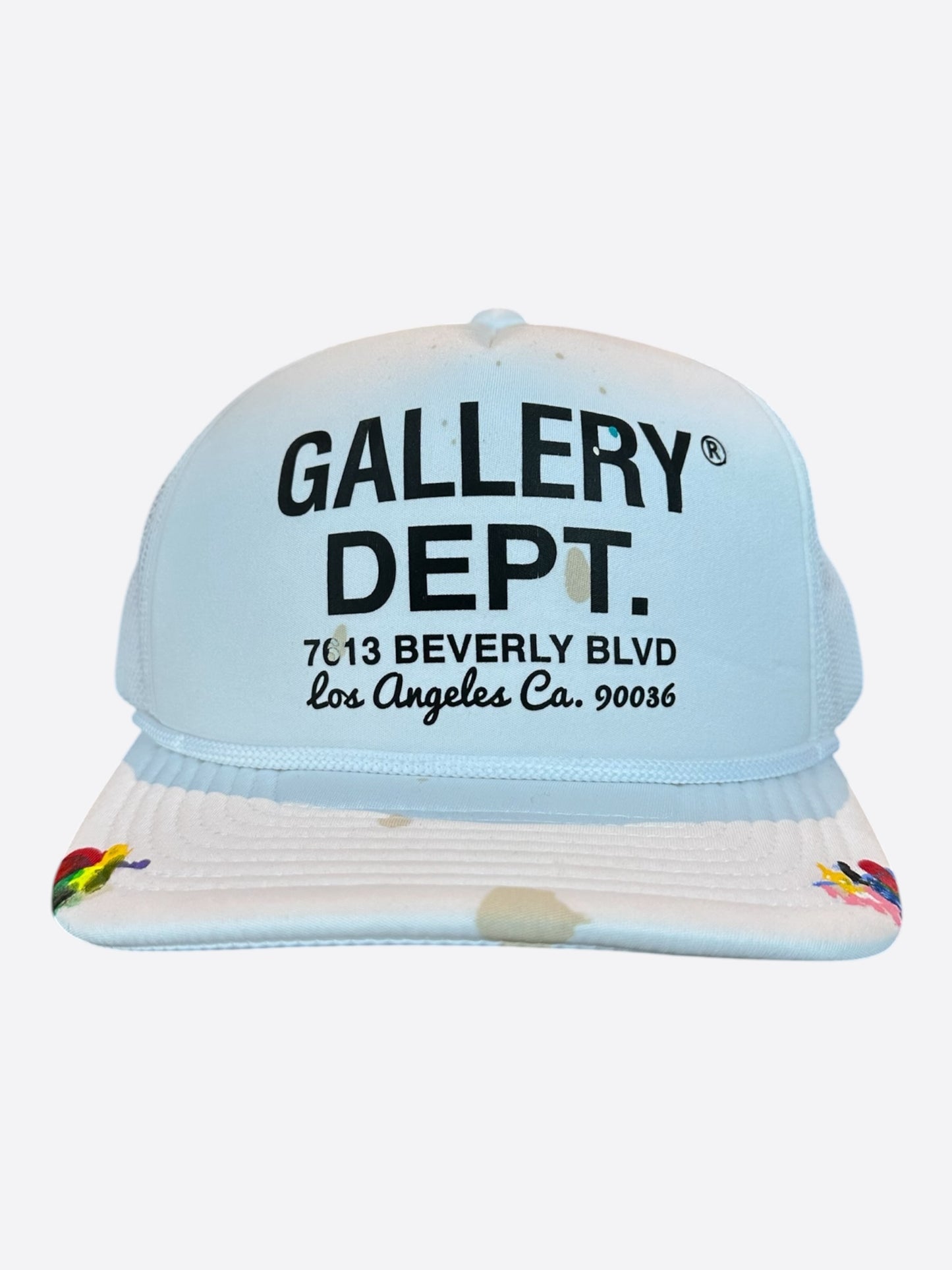 Gallery Dept White & Black Workshop Logo Trucker Hat