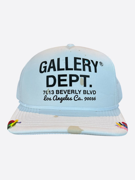Gallery Dept White & Black Workshop Logo Trucker Hat