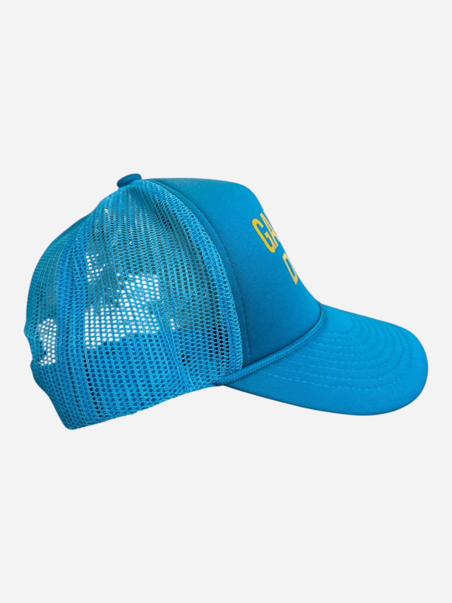 Gallery Dept Blue & Yellow Logo Trucker Hat