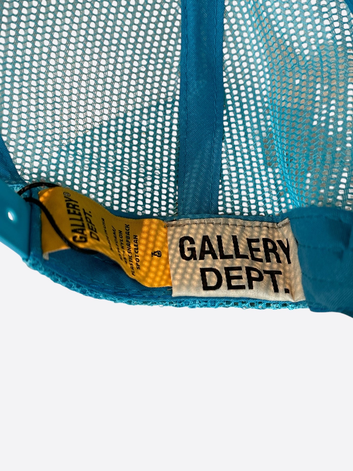 Gallery Dept Blue & Yellow Logo Trucker Hat
