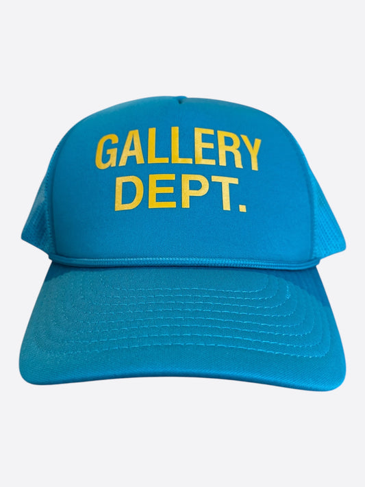 Gallery Dept Blue & Yellow Logo Trucker Hat