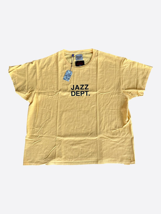 Gallery Dept Yellow ATK Jazz Dept Logo T-Shirt