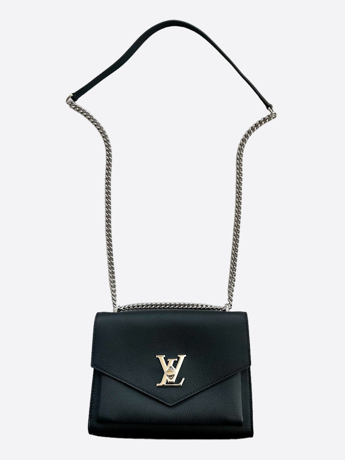 Louis Vuitton Black Lockme Chain Bag