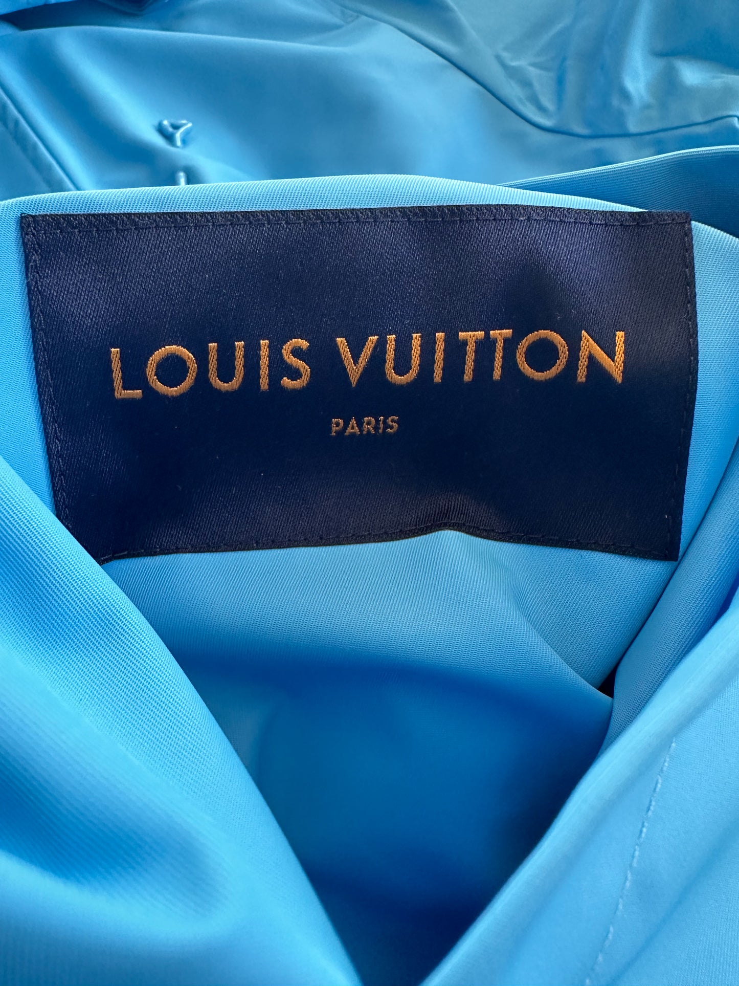 Louis Vuitton Blue Monogram Reversible Windbreaker