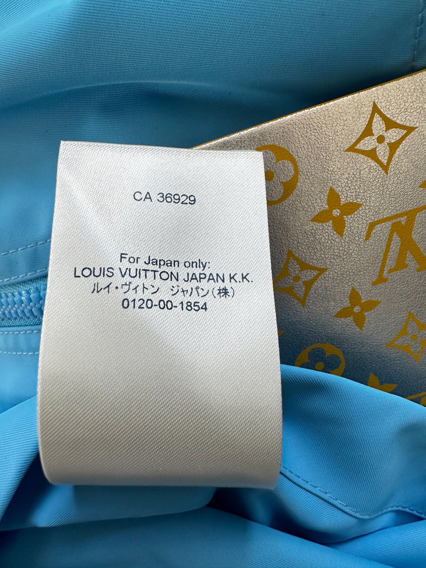 Louis Vuitton Blue Monogram Reversible Windbreaker