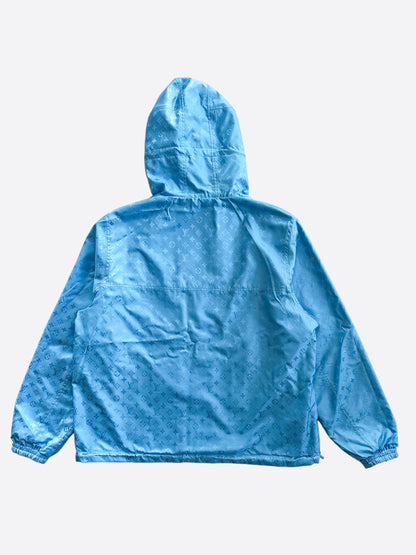 Louis Vuitton Blue Monogram Reversible Windbreaker