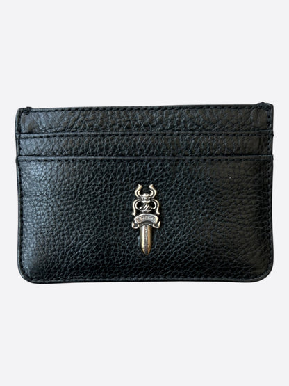 Chrome Hearts Black Dagger & Scroll Cardholder