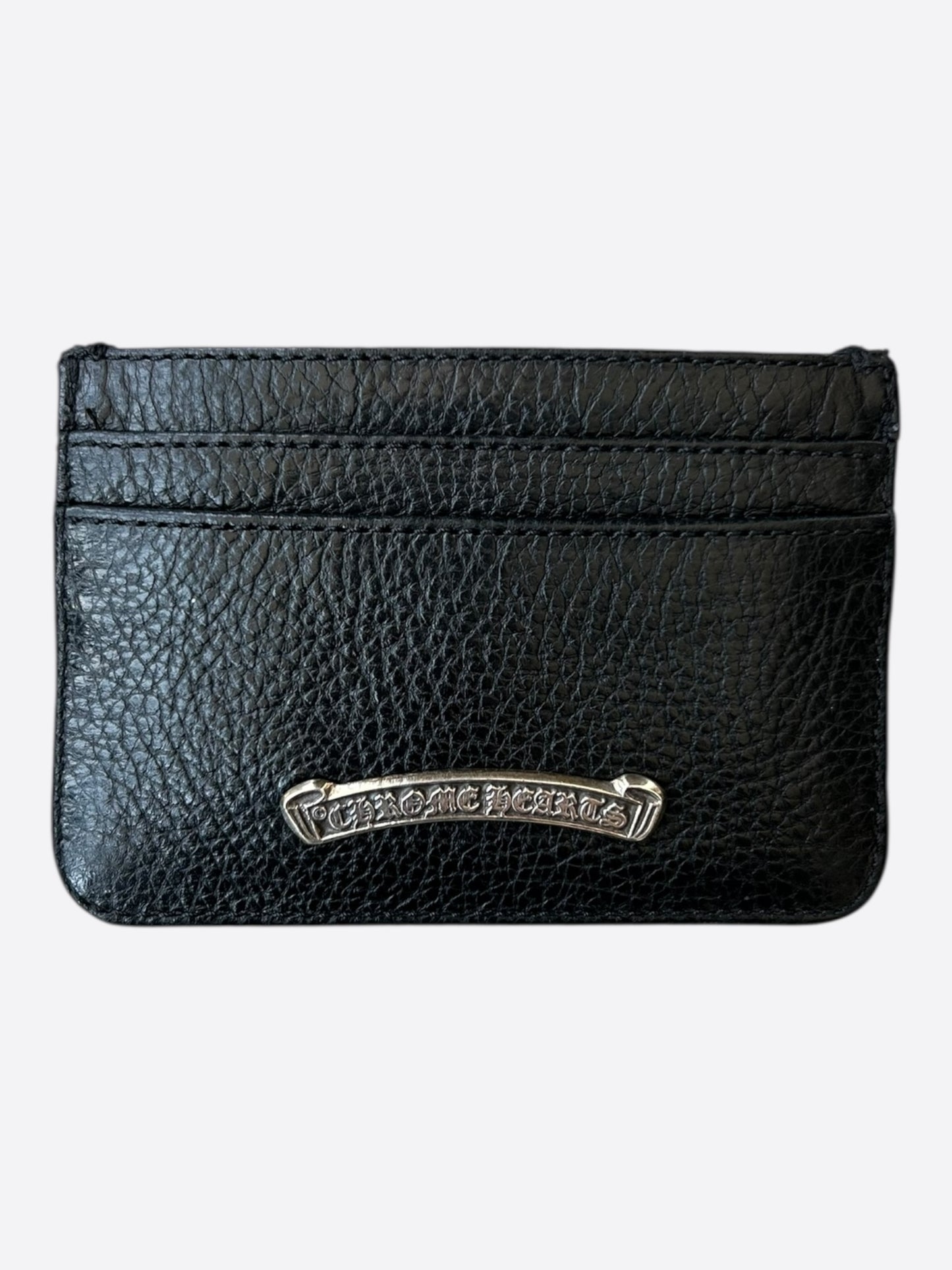 Chrome Hearts Black Dagger & Scroll Cardholder