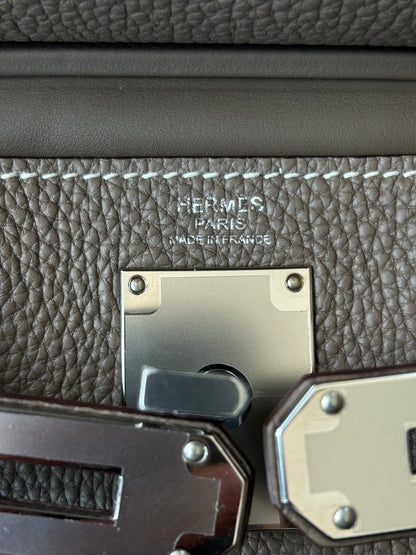 Hermes Etoupe HAC A Dos Crossbody Backpack