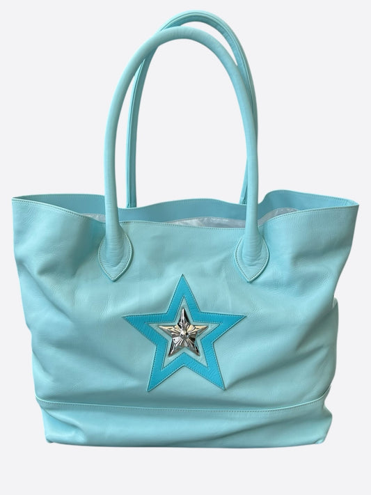 Chrome Hearts Blue Fontainebleau Exclusive Star Patch Tote Bag