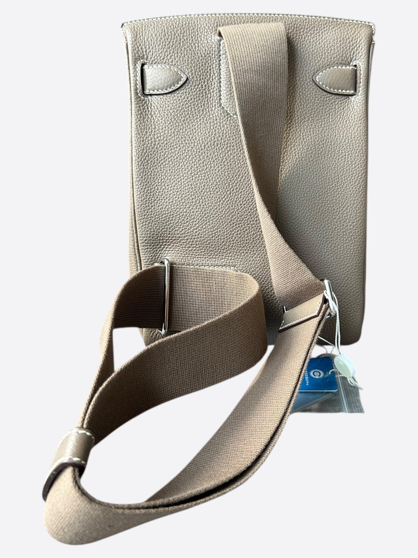 Hermes Etoupe HAC A Dos Crossbody Backpack