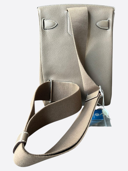 Hermes Etoupe HAC A Dos Crossbody Backpack