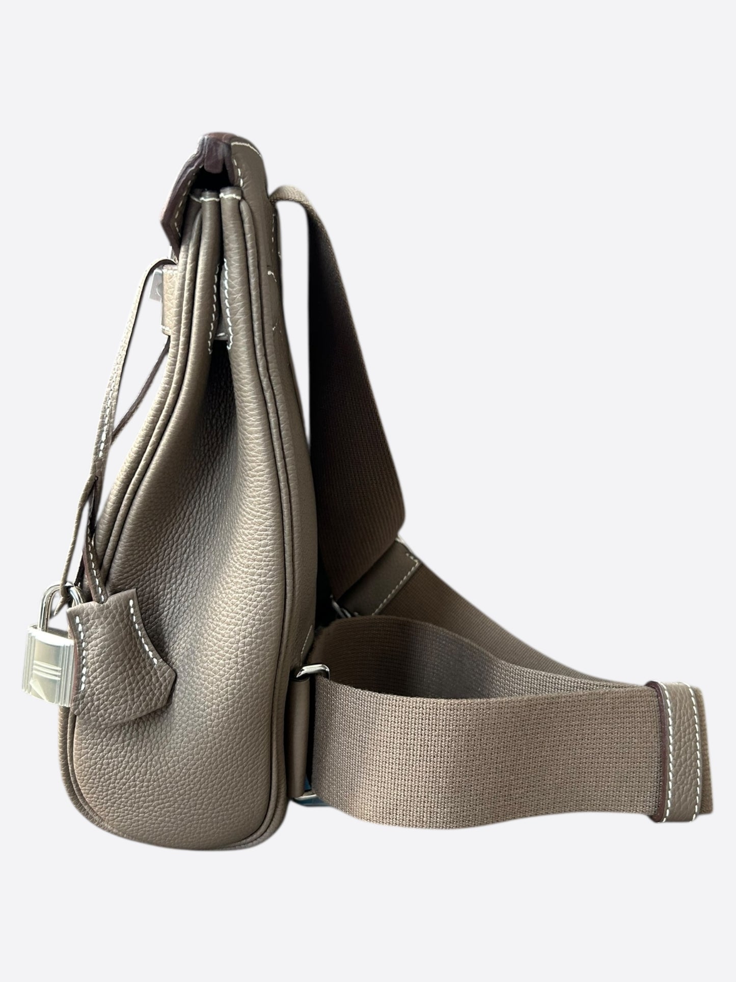Hermes Etoupe HAC A Dos Crossbody Backpack