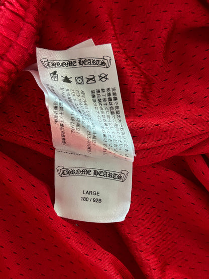 Chrome Hearts Matty Boy Red Form Mesh Trackpants