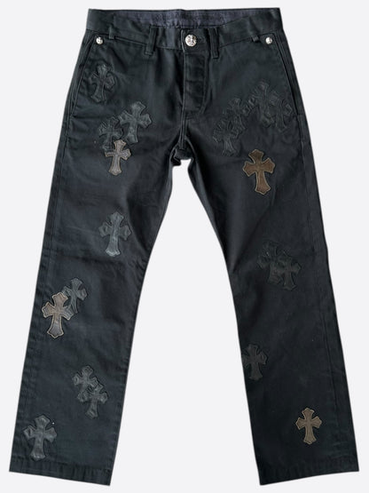 Chrome Hearts Black Camouflage Cross Patch Chino Pants
