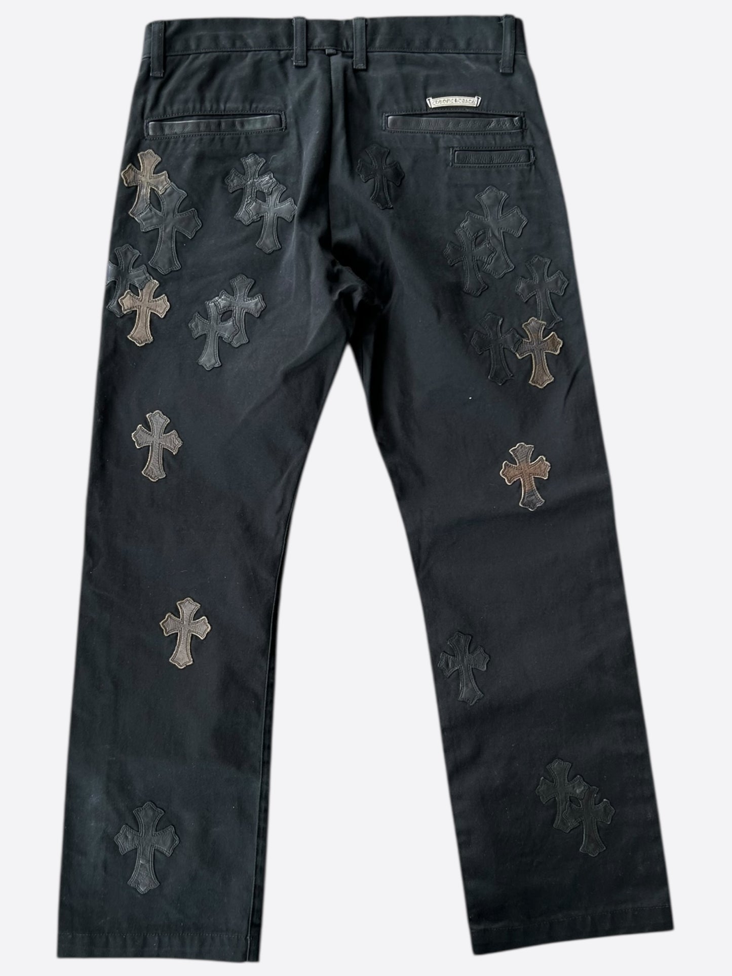 Chrome Hearts Black Camouflage Cross Patch Chino Pants