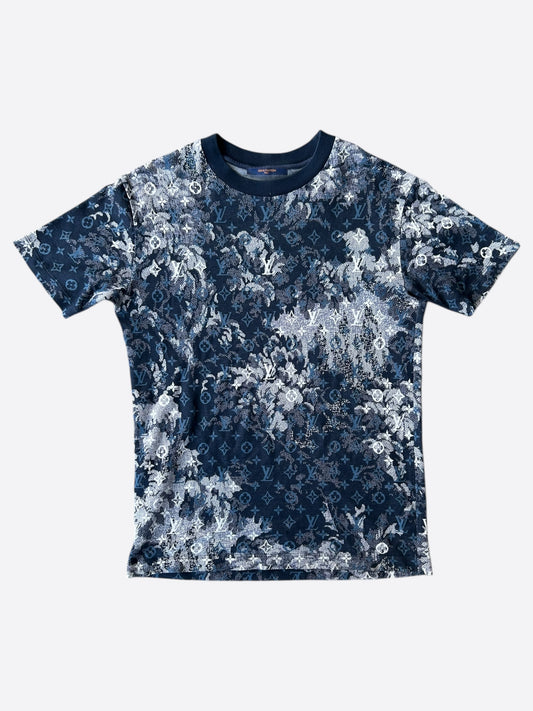 Louis Vuitton Blue Tapestry Monogram T-Shirt