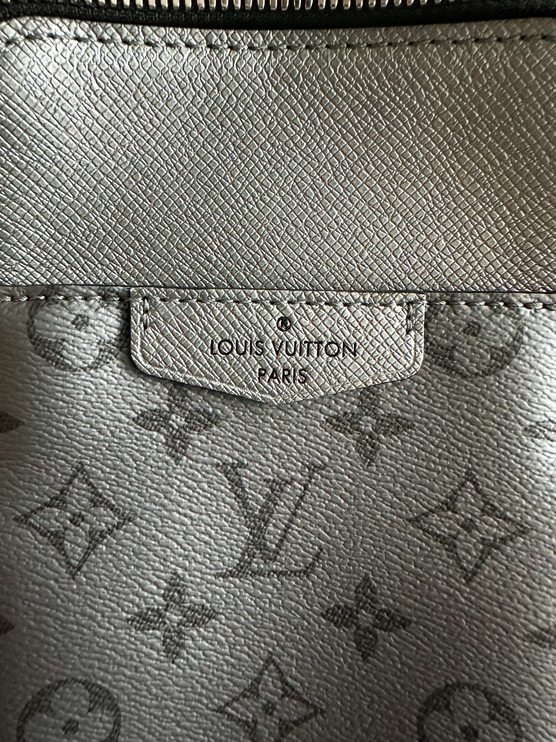 Louis Vuitton Gunmetal Silver Monogram Outdoor Sling Bag – Savonches