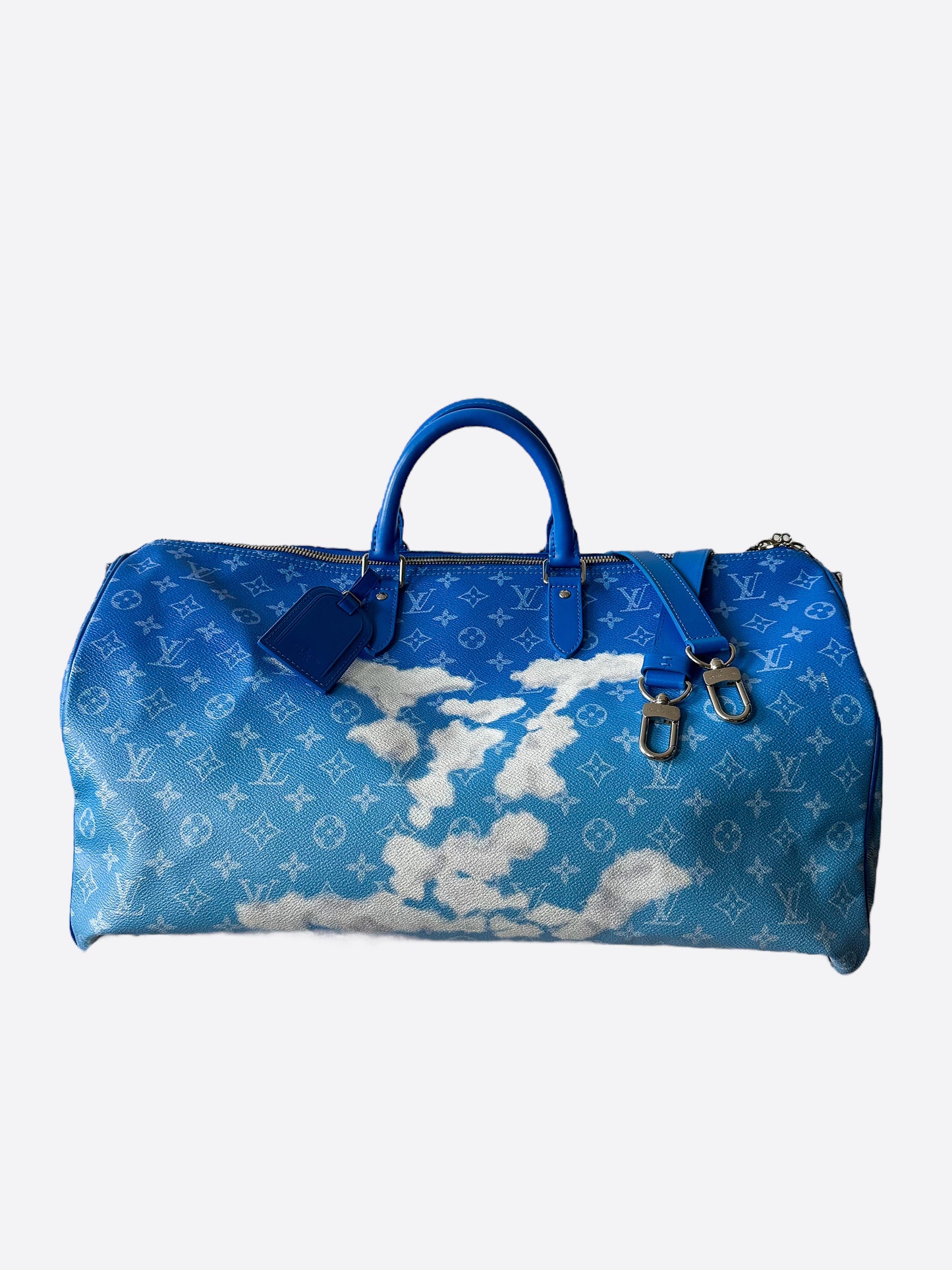 lv blue cloud bag