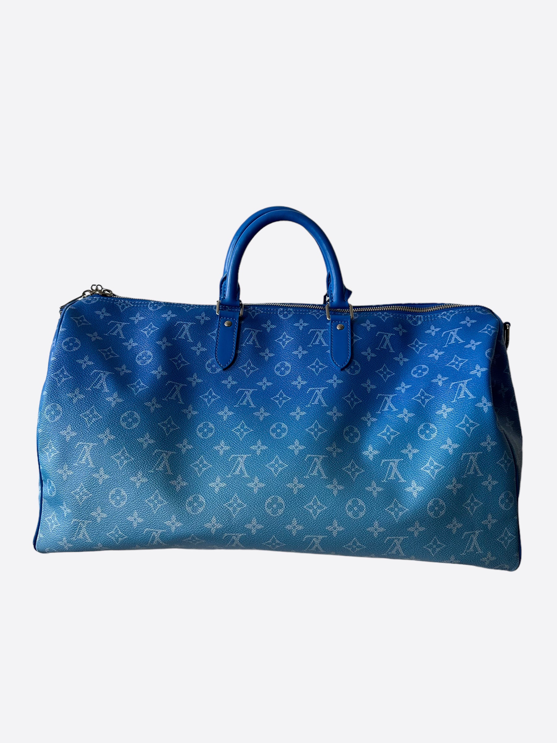 Louis vuitton cheap keepall blue