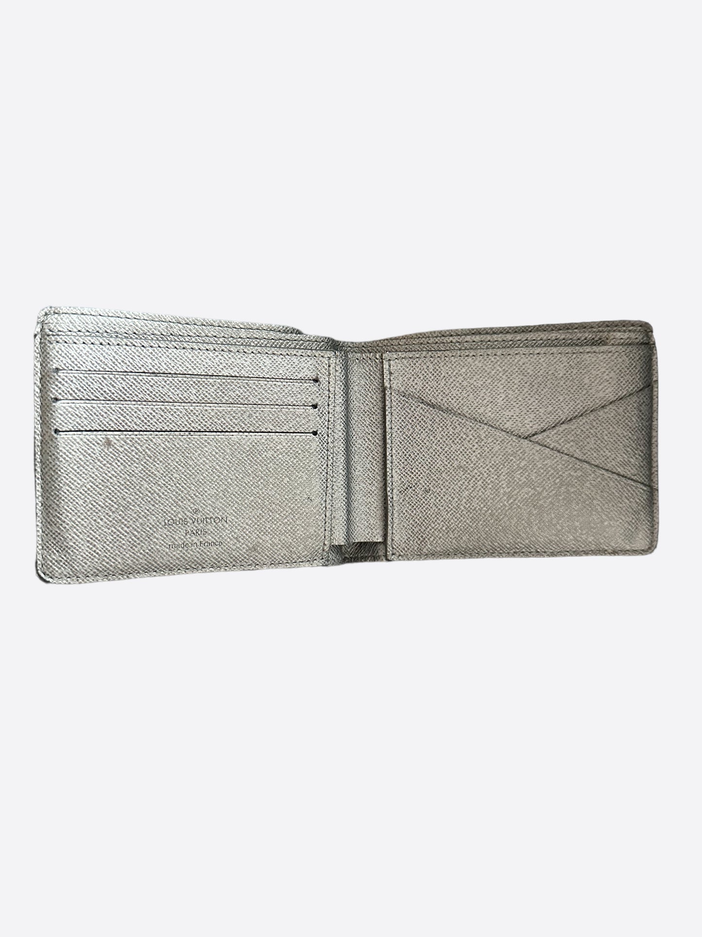 lv silver wallet