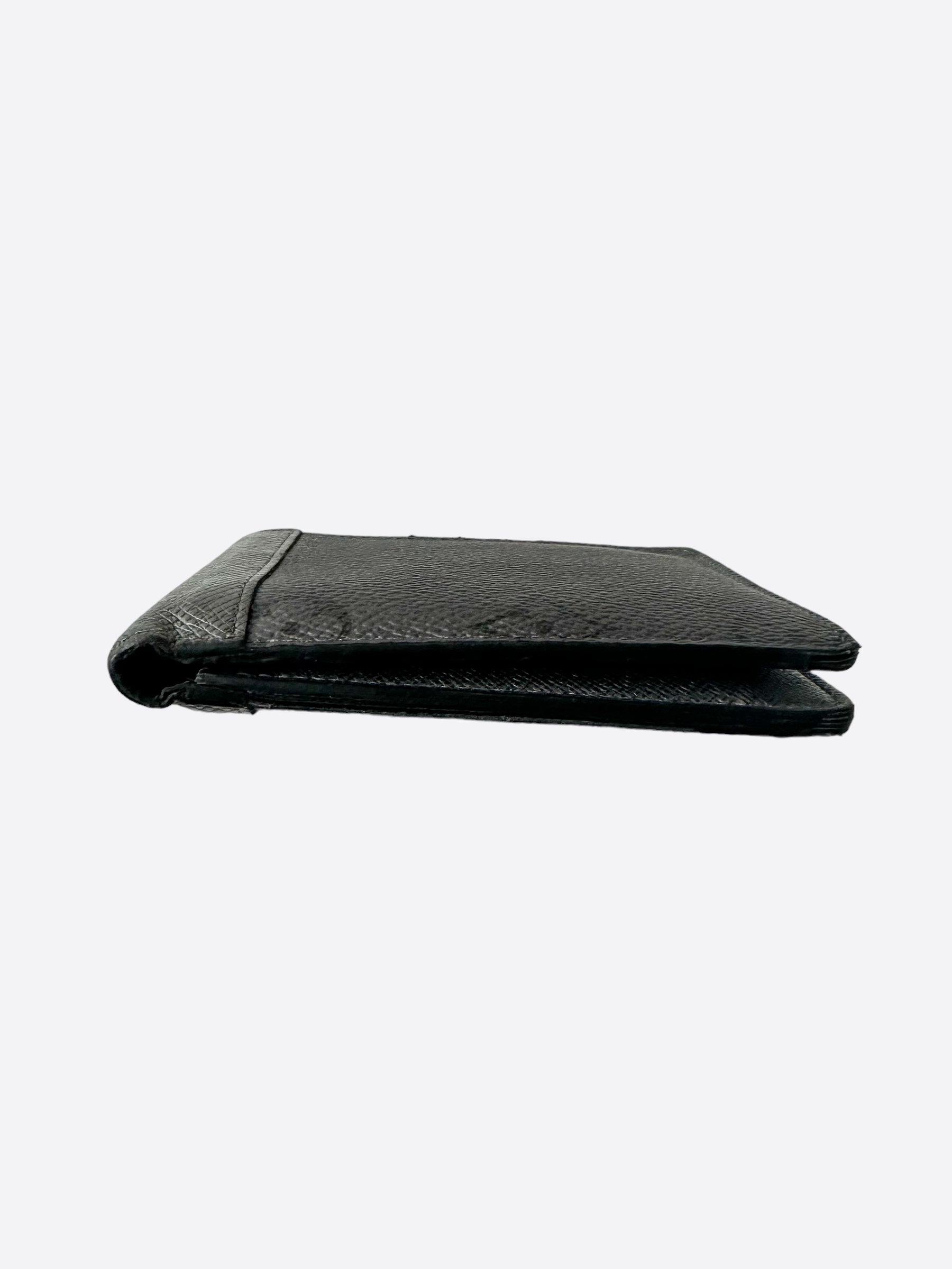 Saint Laurent Chain Wallet Monogram Black in Leather with Gunmetal
