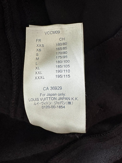 Louis Vuitton Black Circle Cut Monogram Hoodie