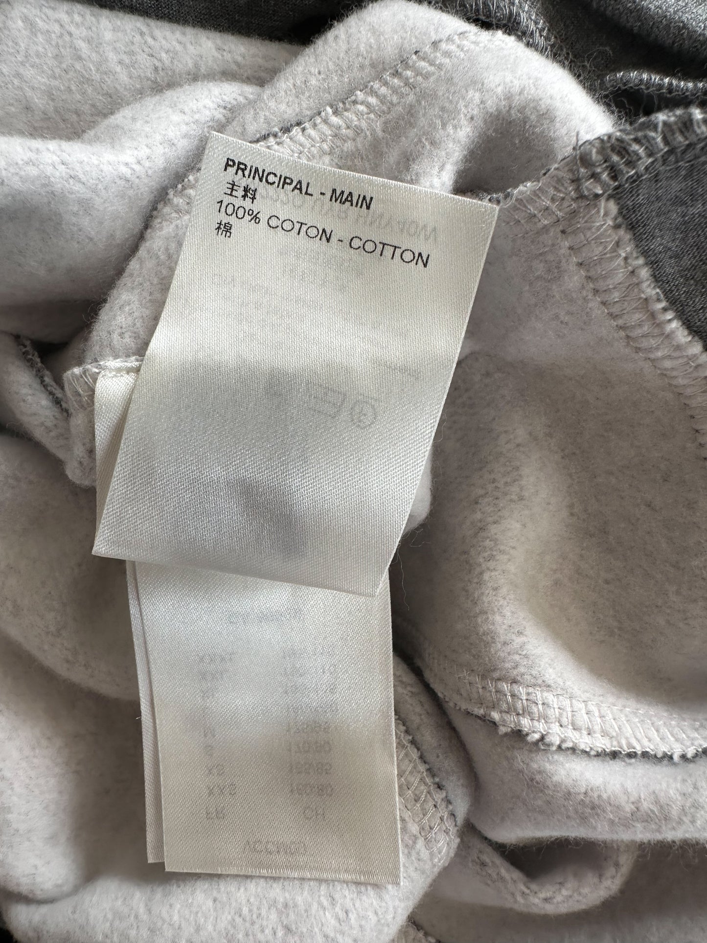 Louis Vuitton Grey Circle Cut Monogram Hoodie