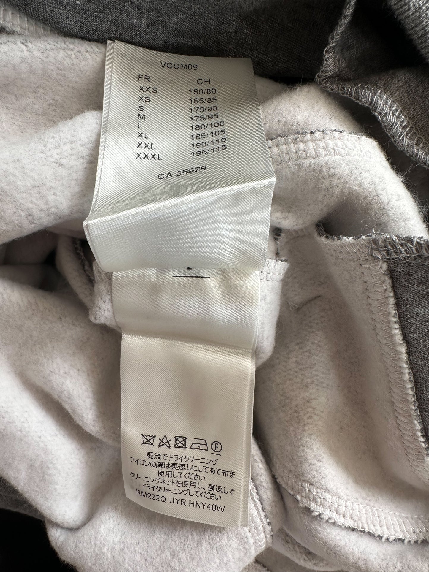 Louis Vuitton Grey Circle Cut Monogram Hoodie