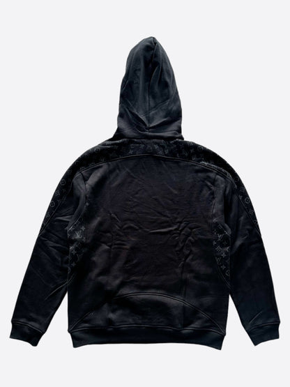 Louis Vuitton Black Circle Cut Monogram Hoodie