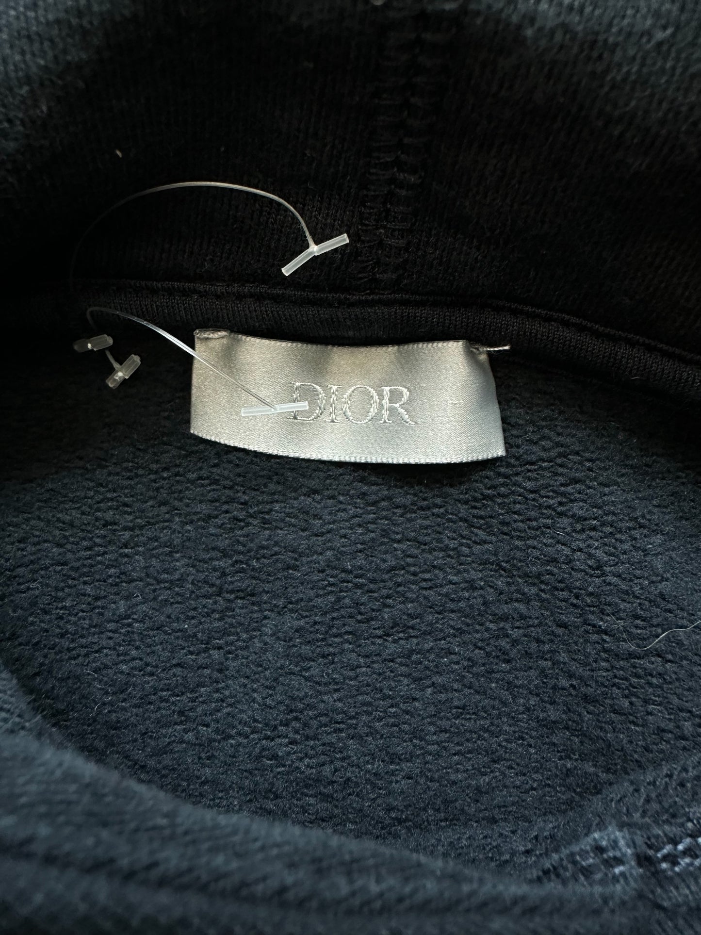 Dior Black Faded Atelier Logo Hoodie