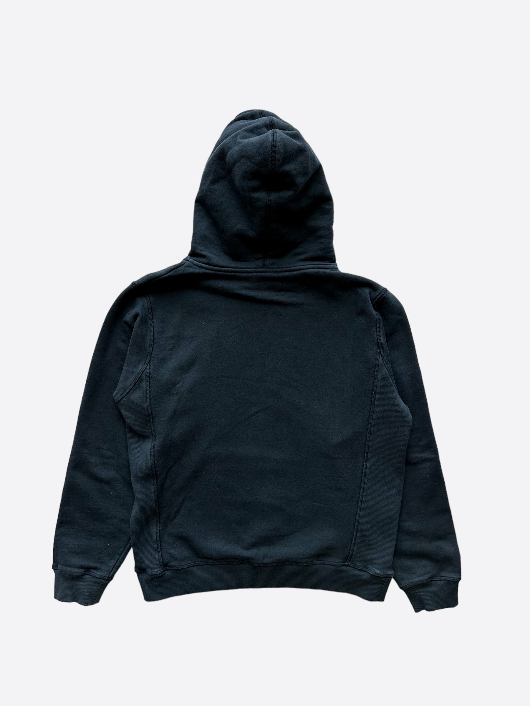 Dior Black Faded Atelier Logo Hoodie Savonches