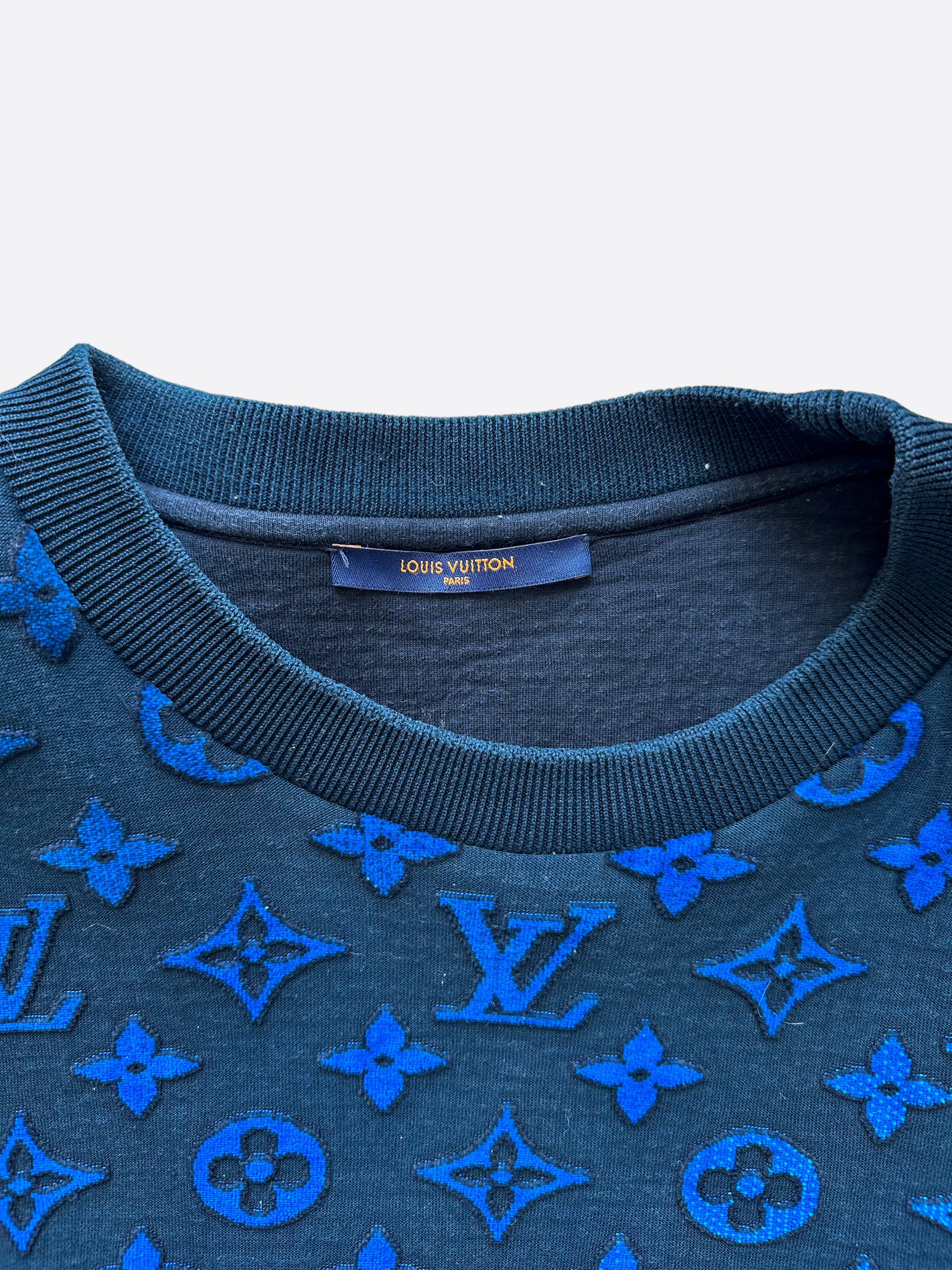 Louis vuitton blue discount sweatshirt