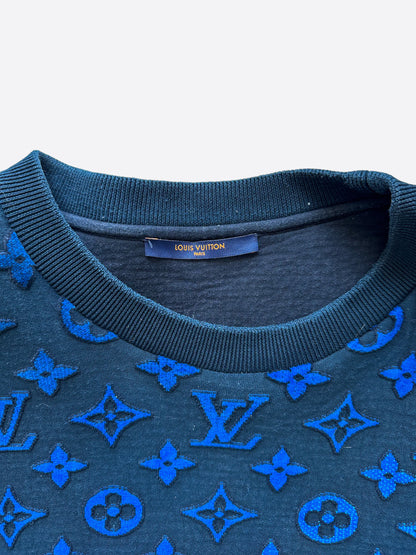 Louis Vuitton Blue & Green Gradient Monogram Sweater