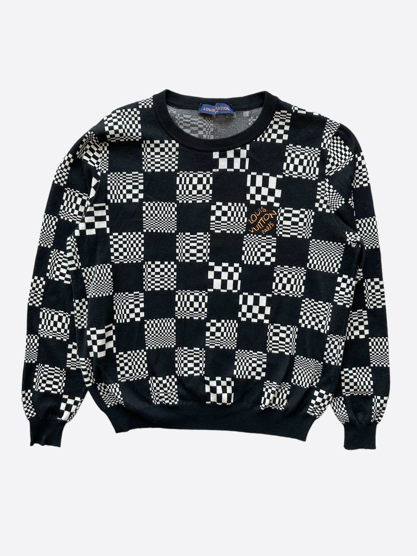 Louis Vuitton Damier Crew Neck Sweater