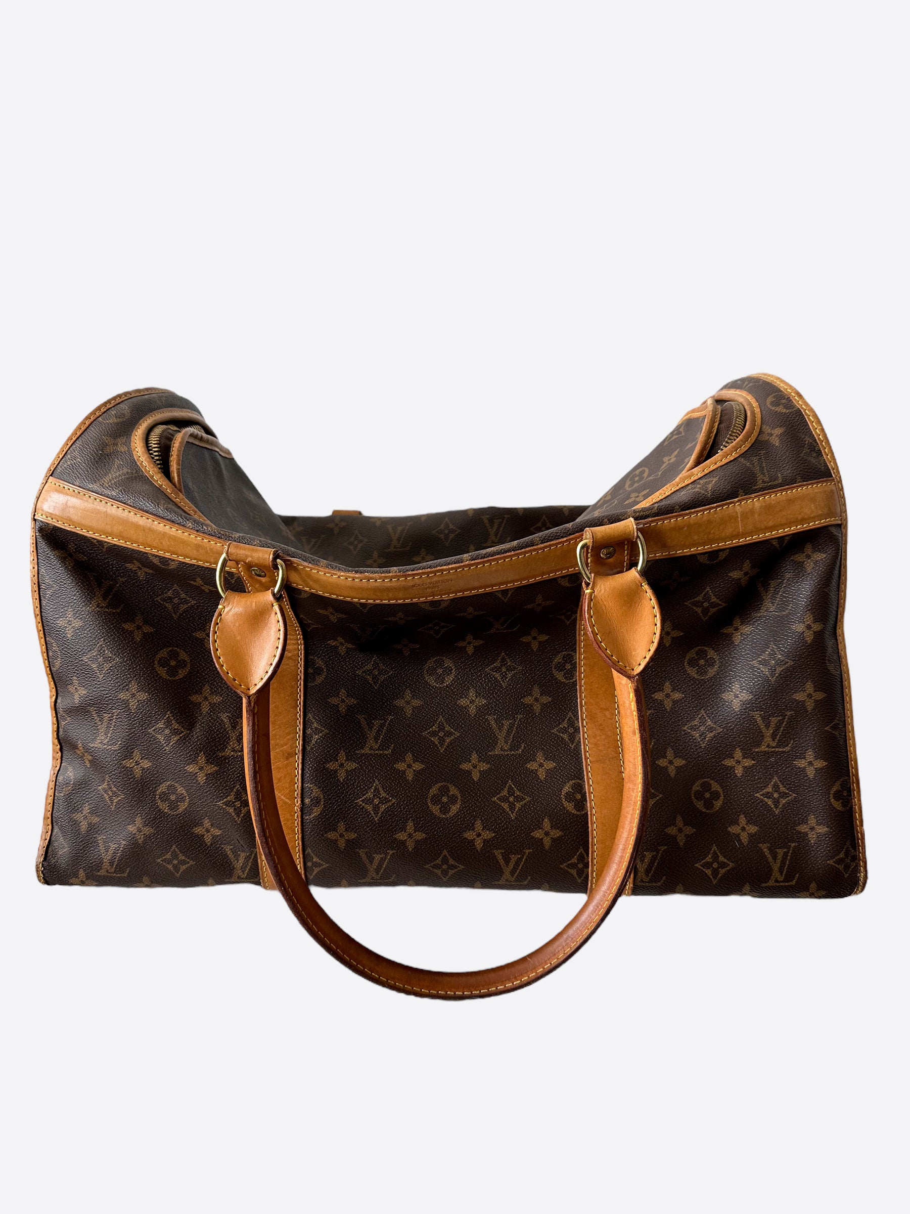 Louis Vuitton Brown Monogram Dog Carrier – Savonches