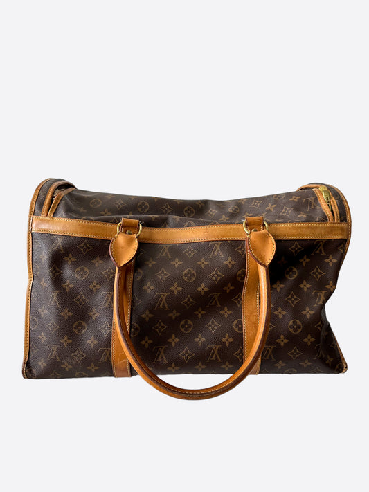 Louis Vuitton Brown Monogram Dog Carrier