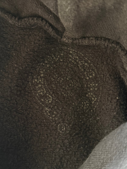 Chrome Hearts Black & White Horseshoe Chomper Logo Hoodie